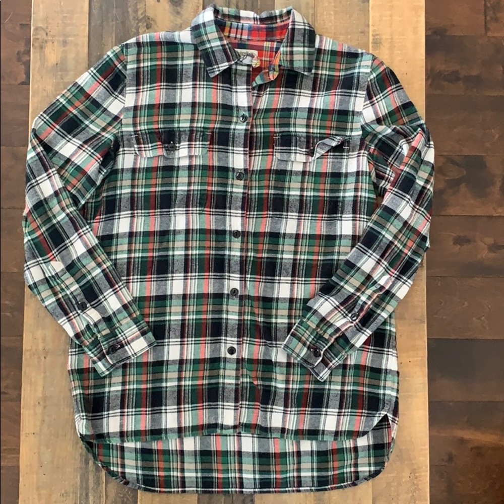 Madewell Plaid Button Up